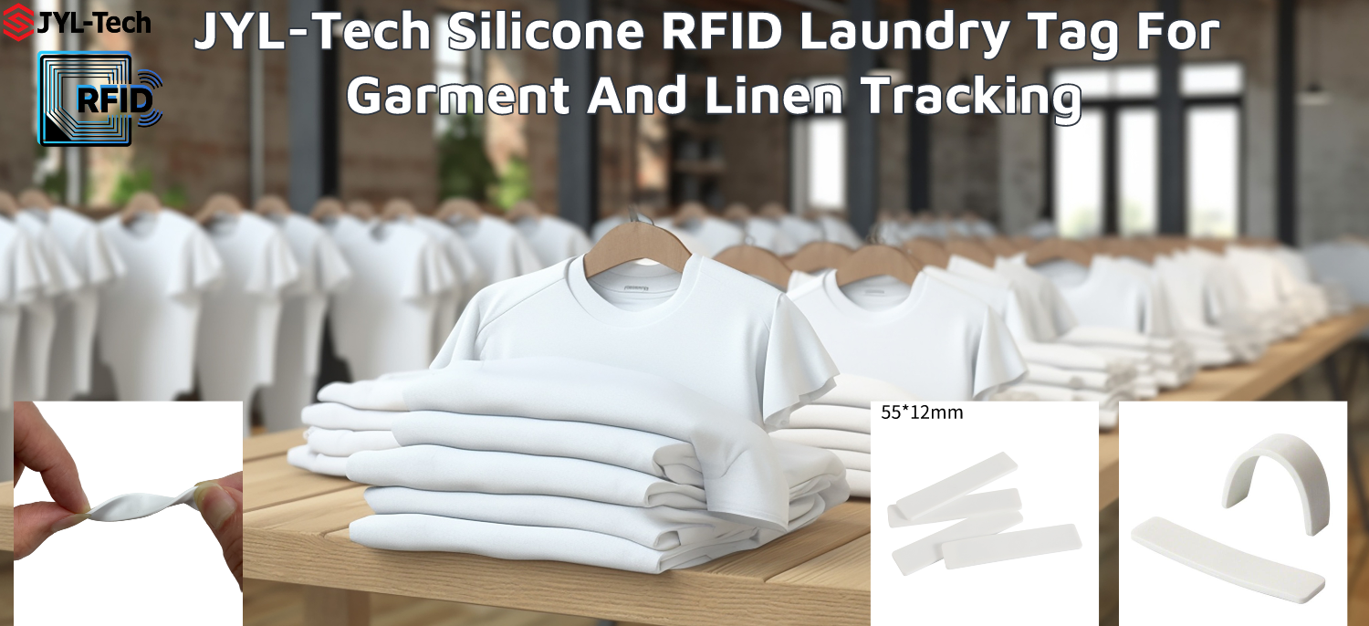 JYL-Tech siliconen RFID-waslabel voor het volgen van kleding en linnengoed
